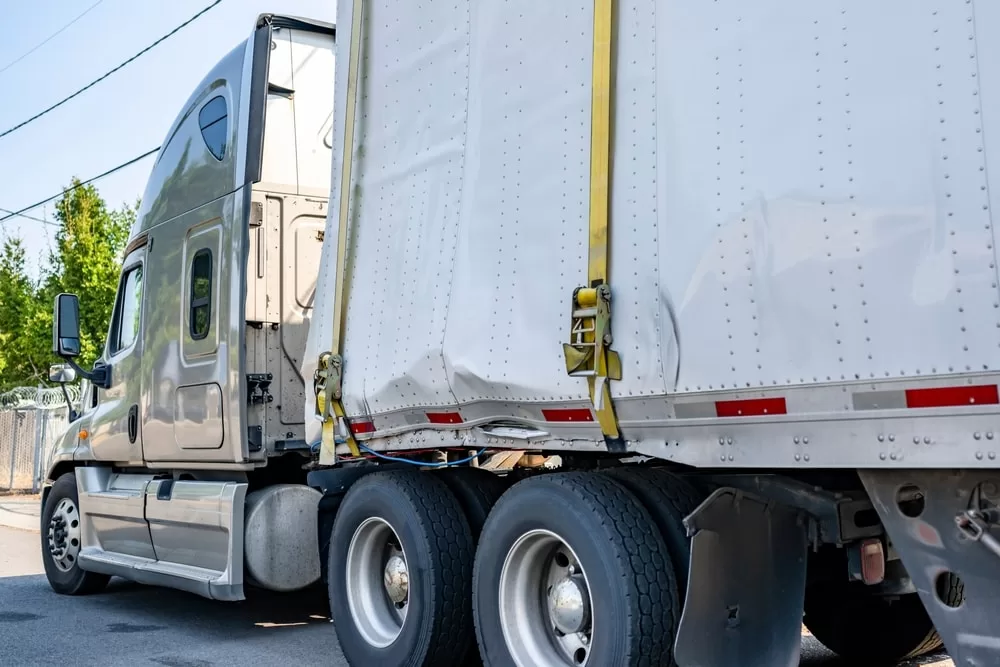 Closeup of a truck