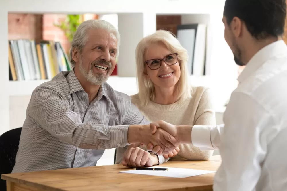 Photo of people shaking hands